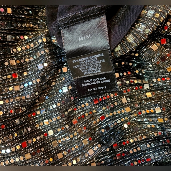 Sloane & Sadie Party Sequin Sleeveless Top - Picture 6 of 6